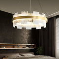 Alabaster Halo Chandelier 23.6''31.5'' - Camilalamps - Alaba - 1860 - Model - Brass - 3