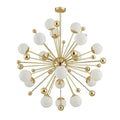 Gold And White Chandelier D 40