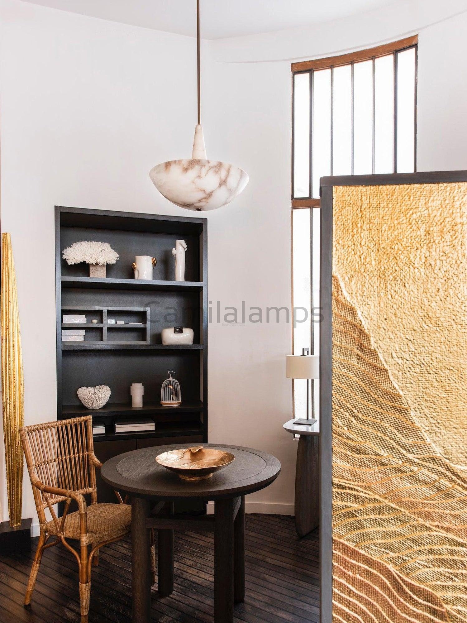 Domus Alabaster Round Chandelier - Camilalamps - Domus - 1461 - ? 19. - White - Warm - 1