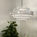 Luxury Cake Shape Living Room Crystal Chandelier - Camilalamps - CAM1728