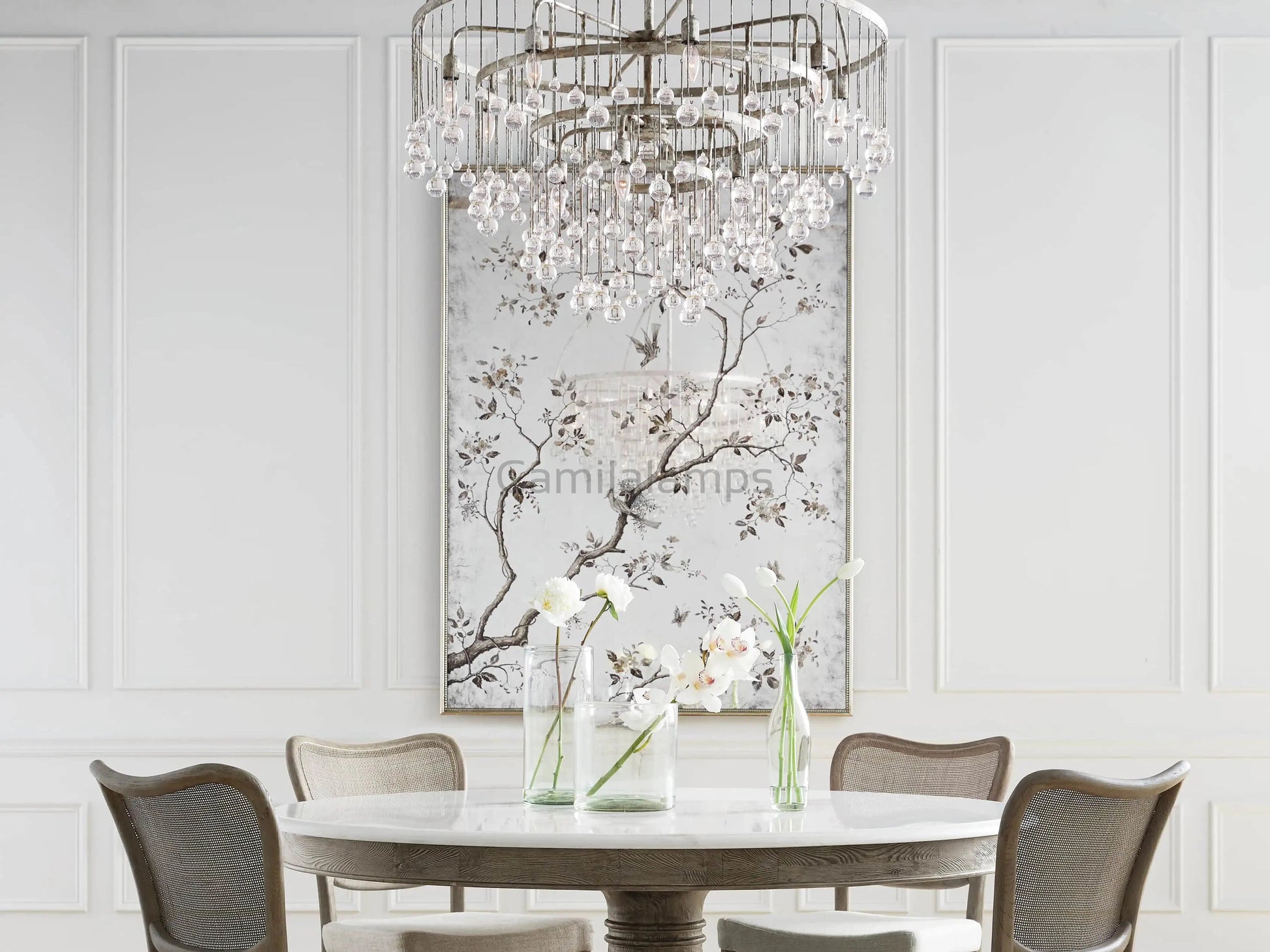 Aubrey 4 Tier Chandelier - Camilalamps - CA - 636H209