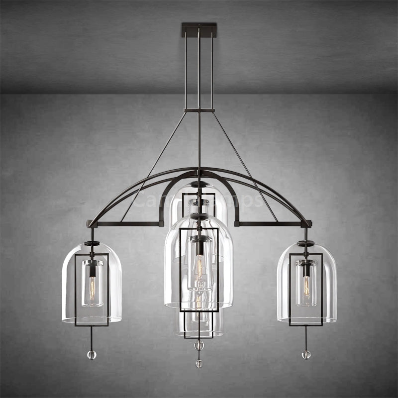 Fulcrun Round Chandelier 73" 5 - Lights - Camilalamps - CAA - 1Z0188