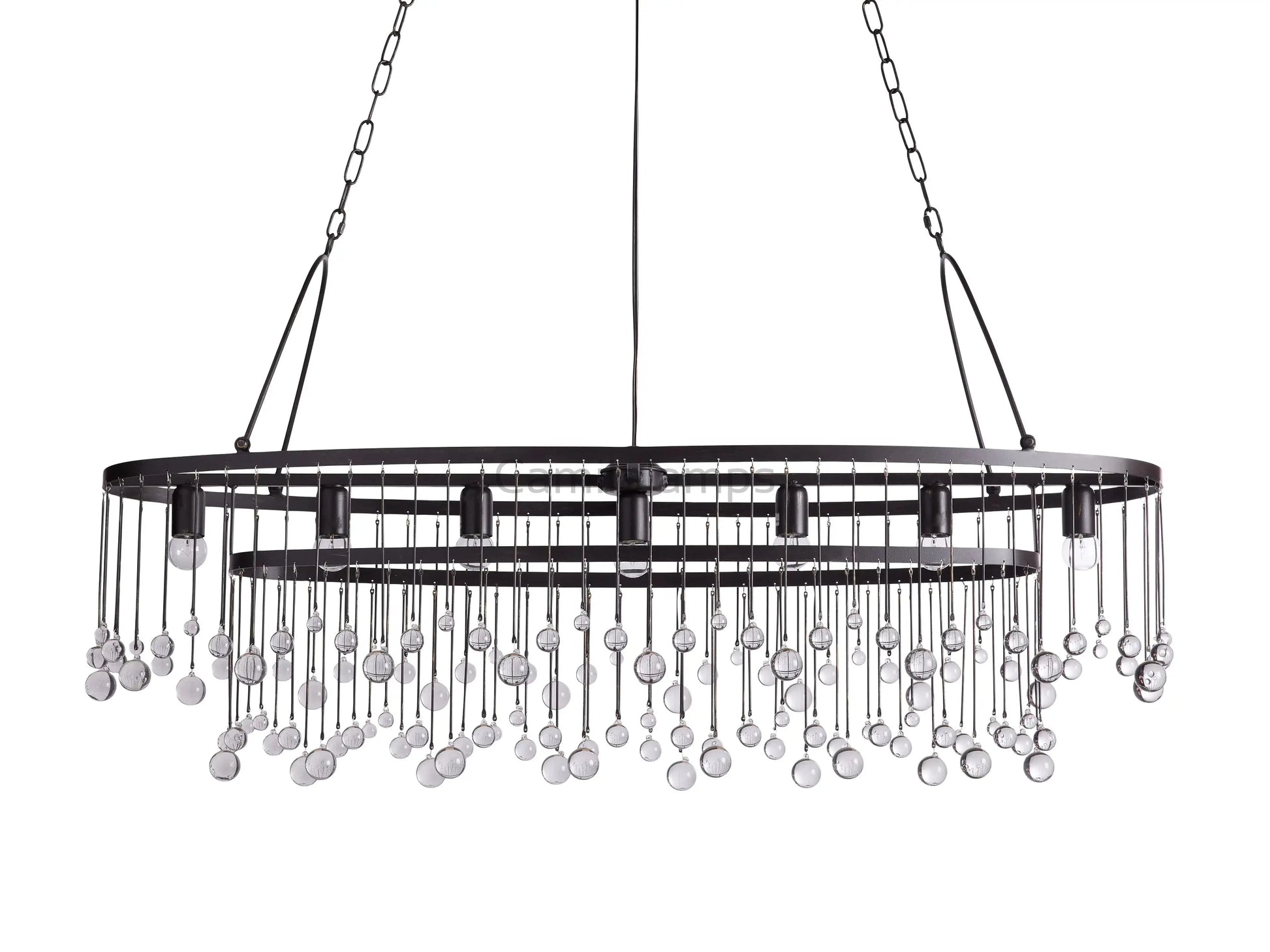 Aubrey 7 Light Oval Chandelier - Camilalamps - CA - 636H422