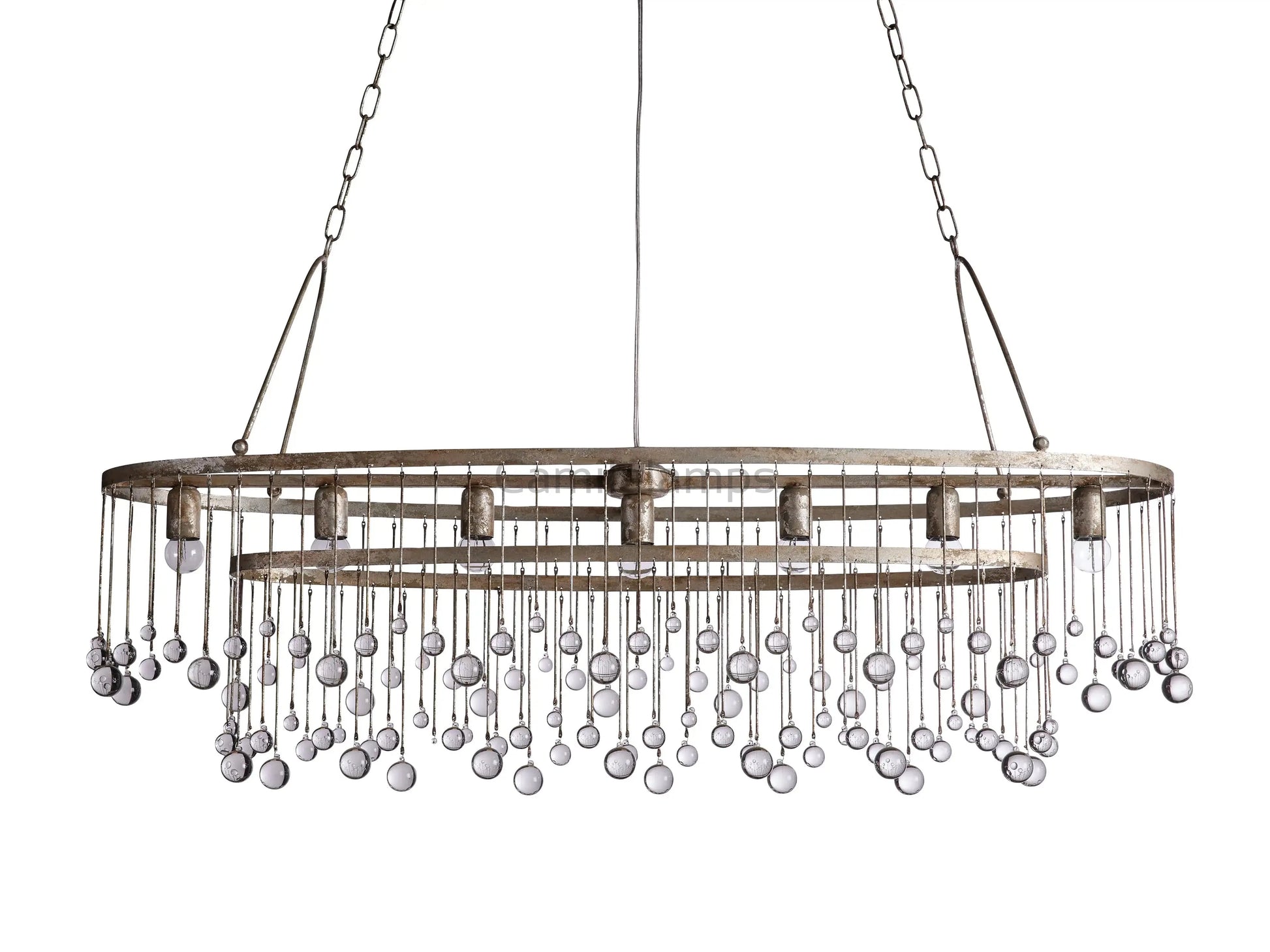 Aubrey 7 Light Oval Chandelier - Camilalamps - CA - 636H423