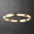 Qatar Alabaster Round Chandelier - Camilalamps - Qatar - 1418 - ? 31. - Brass - Warm - 5