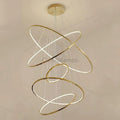 Multi Rings Modern Staircase Chandelier - Camilalamps - ILM0375