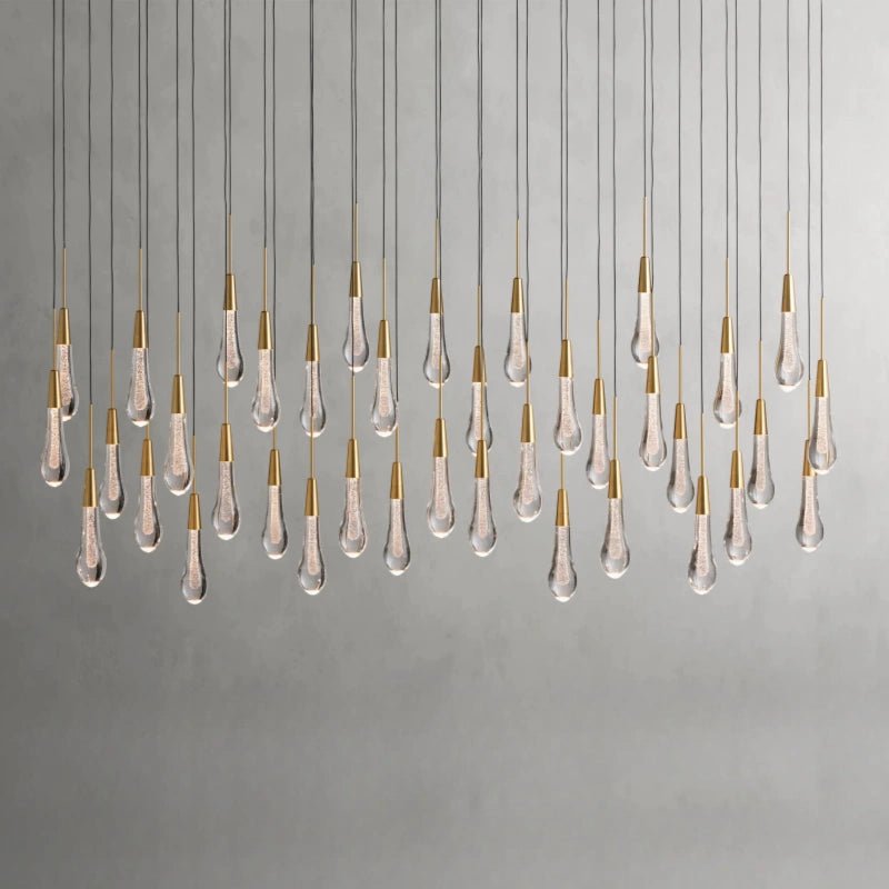 Solitaire Linear Chandelier 37"50"60"70"87"120" - Camilalamps - CA - 1ZA0023