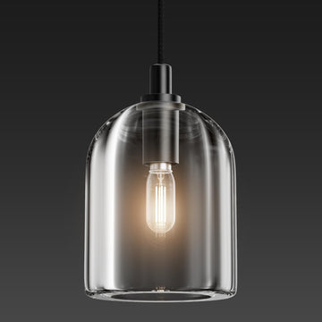 Modern Crystal Wall Sconce, Black Hemisphere Wall Sconce, Black Wall Lamps Indoor for Bedroom Bathroom Vanity Light Fixtures Includes Bulbs