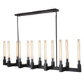 Modern Glass Tube Gold Pendant Lights – Adjustable 4 - Light Chandelier for Kitchen Island, Dining Room, Bedroom – Farmhouse & Contemporary Style with Included Bulbs - Camilalamps - B0F6JMLT3D