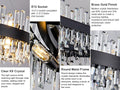 Chandelier for Dining Room, D39.4 Gold K9 Crystal Pendant Light, 20 - Light Round Over Table, Hanging Ceiling Light Fixture for Kitchen Island, Entryway, Foyer - Camilalamps - B0DMFF1692