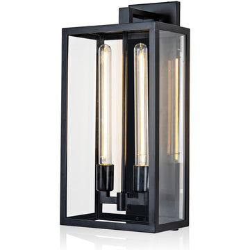 Outdoor Wall Sconce, 21" Large Gold Wall Mount Lamp, Outside Lights Front Porch Light, Waterproof Modern Porch Lighting Exterior Lamp for Front Door, Entryway (Bulbs Included)