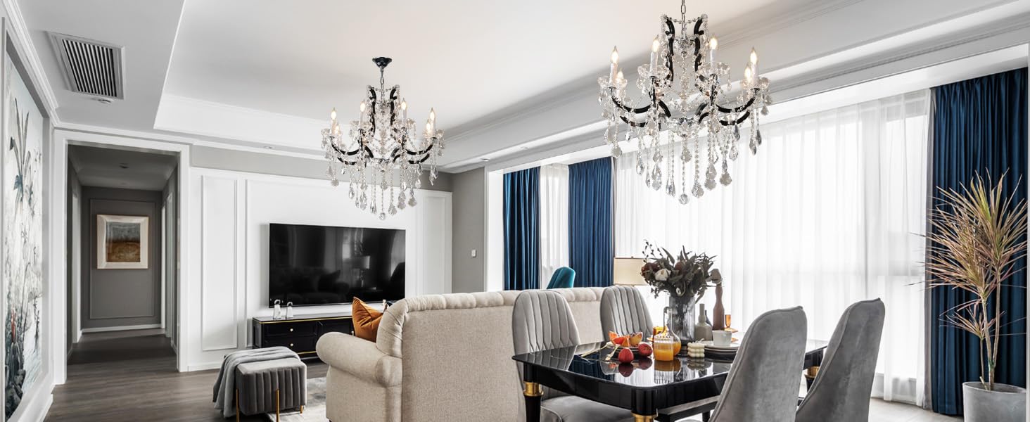 Large Gold Crystal Chandelier Light Fixtures - 24 Lights Modern Crystal Chandeliers for Hotel, Lobby, Foyer, Entryway Hall, Staircase High Ceiling Chandelier 2 Layers - Camilalamps - B0F93R7H6W