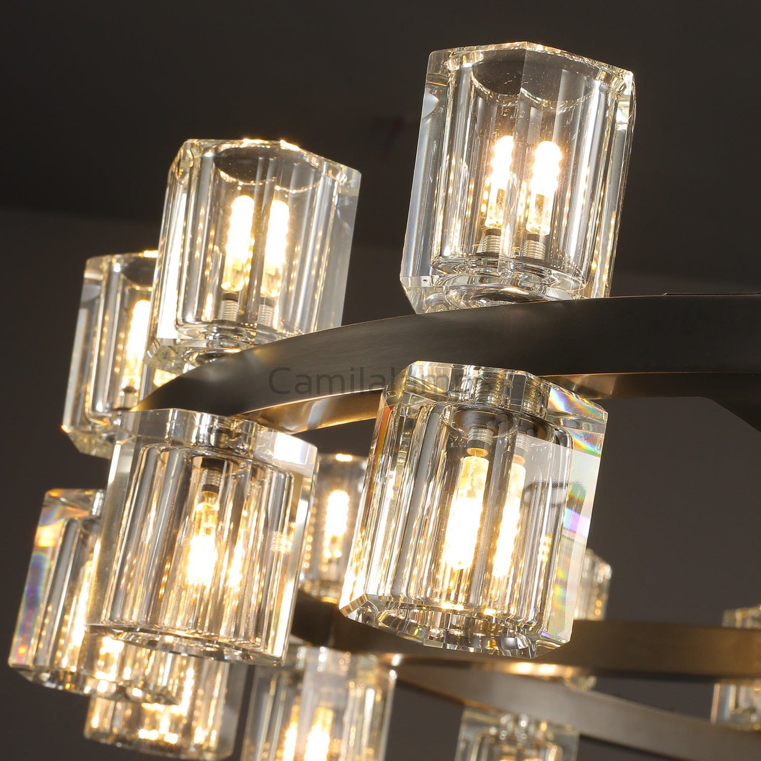 Arcachon Crystal Rectangular Chandelier48" 54" 72" - Camilalamps - CA - CH10254 - 2