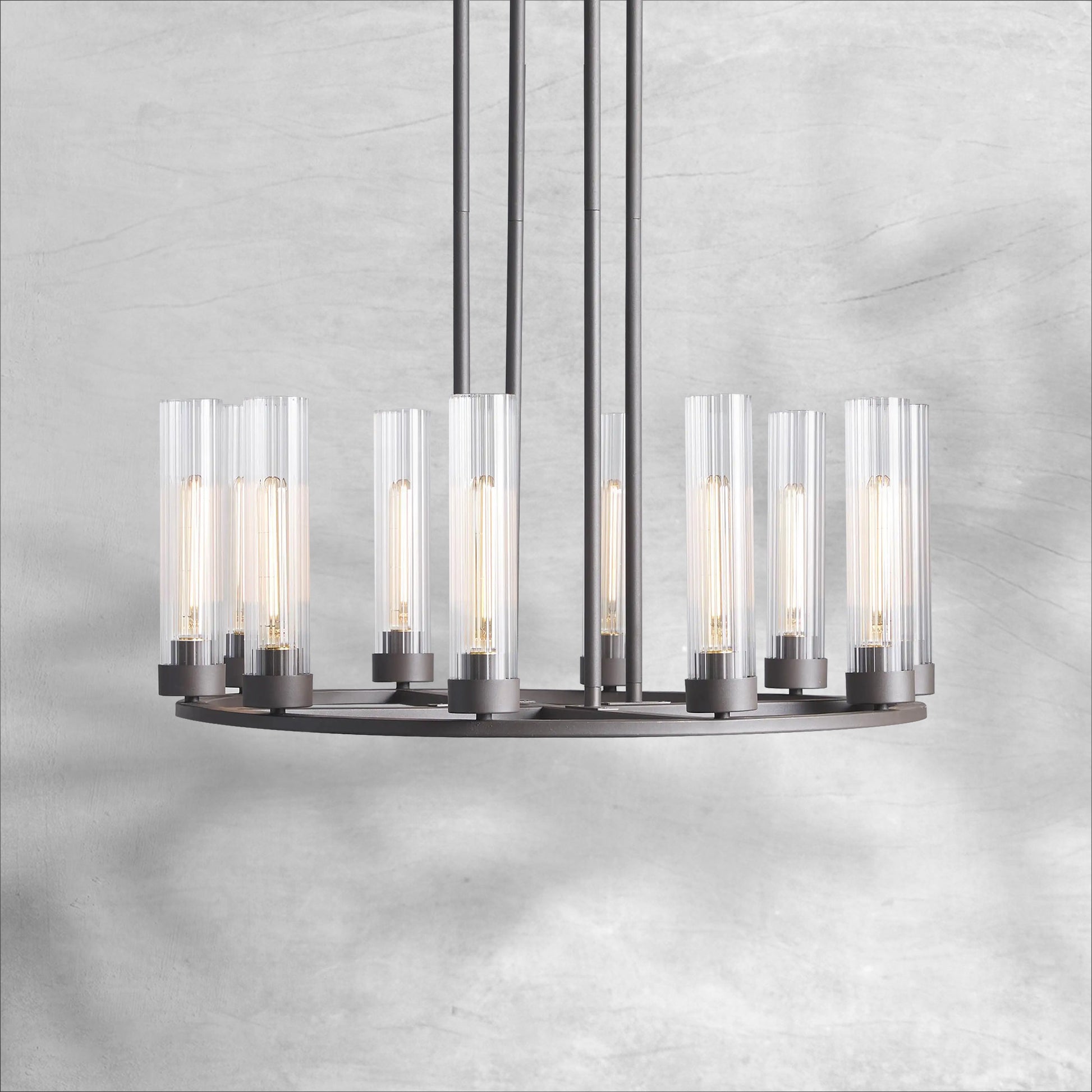 Andreas Round Chandelier 10/12 Light - Camilalamps - CA - 10031H330