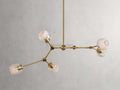 Covington Horizontal White Globe Branching Bubble Chandelier - Camilalamps - CNVW - 1