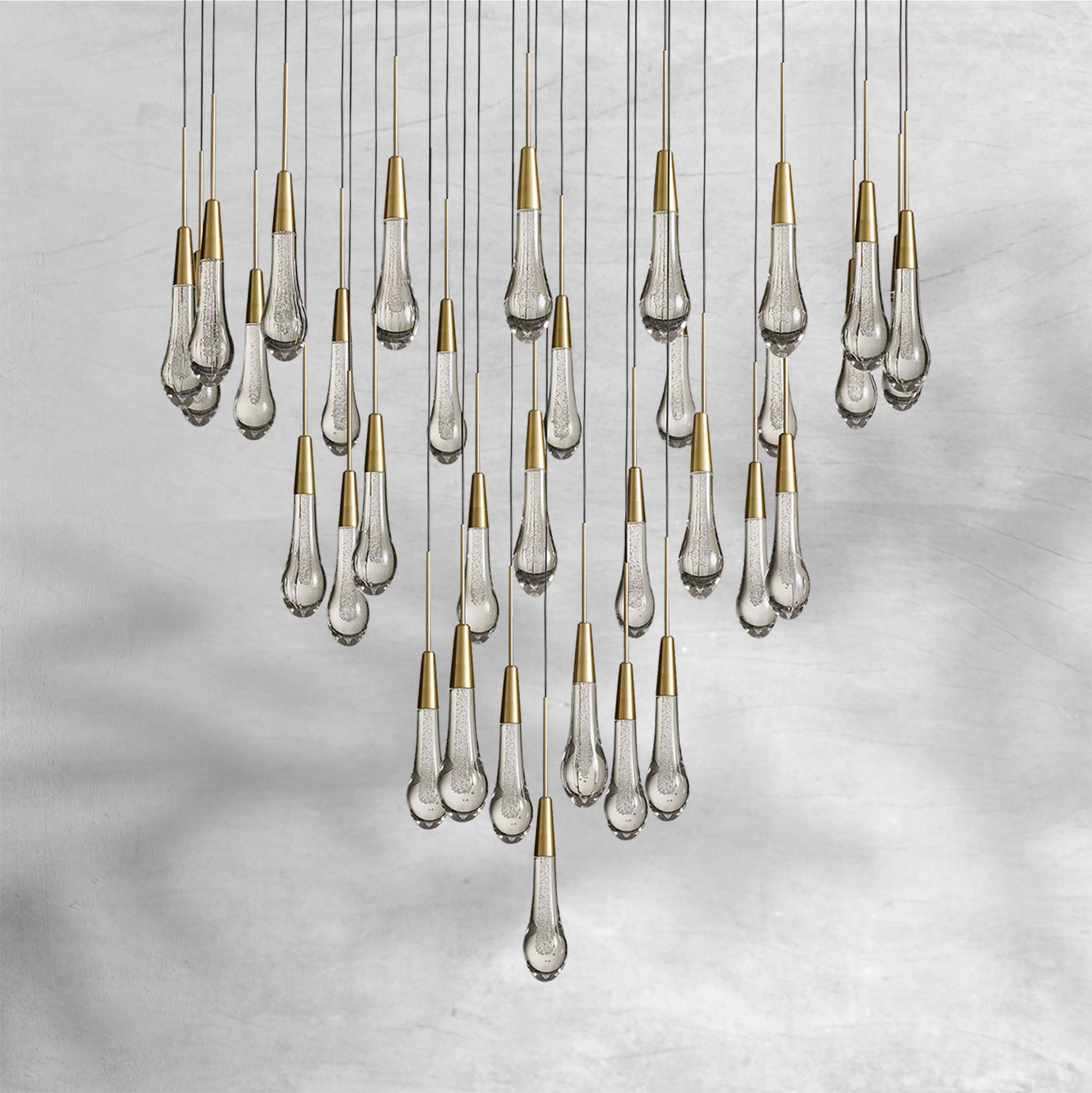 Solitaire Round Chandelier 17"24"36"58" - Camilalamps - SOLI36 - 3N