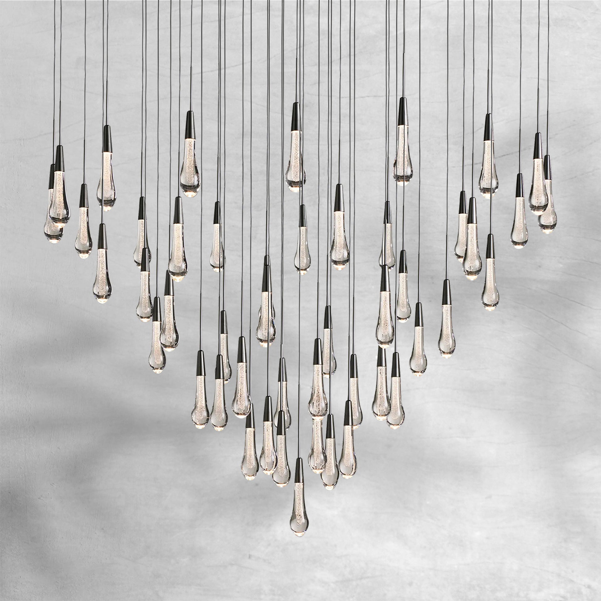 Solitaire Round Chandelier 17"24"36"58" - Camilalamps - SOLI36 - 3N