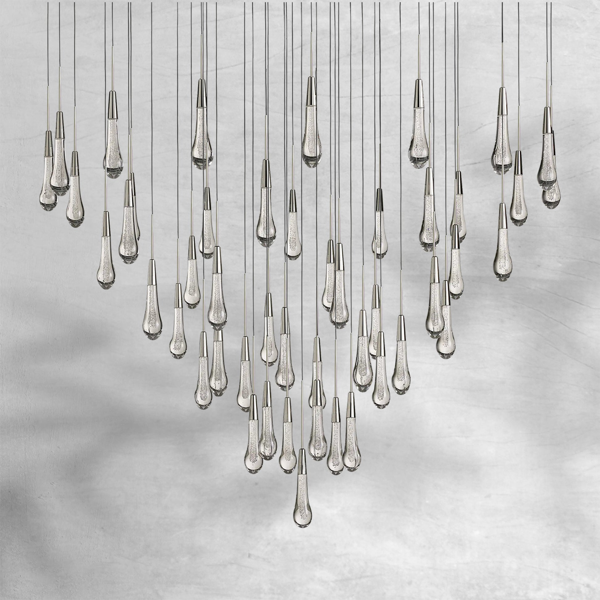 Solitaire Round Chandelier 17"24"36"58" - Camilalamps - SOLI36 - 3N