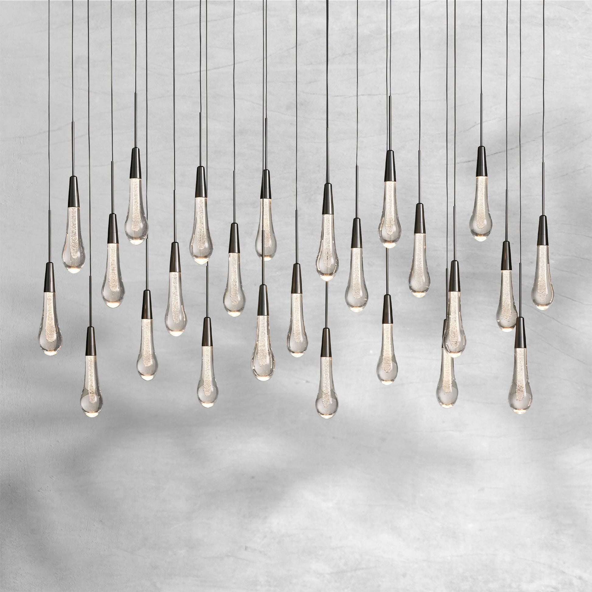 Solitaire Linear Chandelier 37"50"60"70"87"120" - Camilalamps - CAA - 10020A2