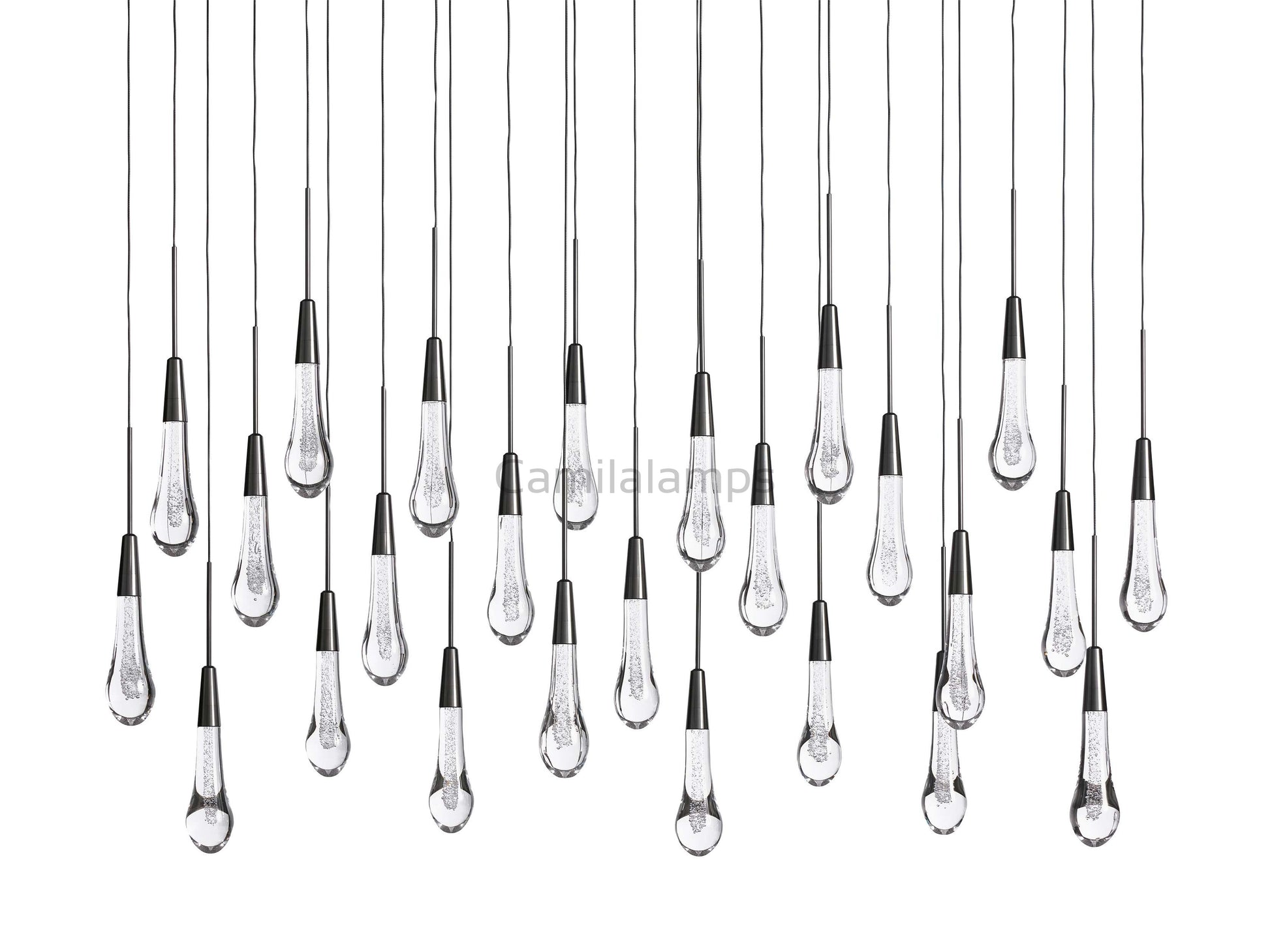 Solitaire Linear Chandelier 37"50"60"70"87"120" - Camilalamps - CAA - 10020A2