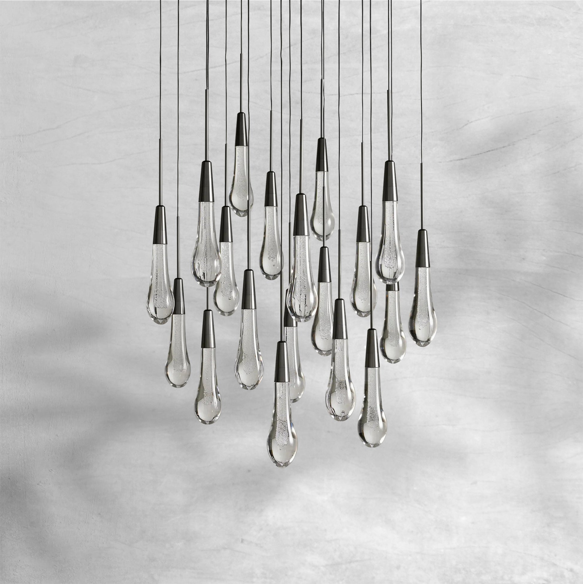 Solitaire Round Chandelier 17"24"36"58" - Camilalamps - SOLI36 - 3N