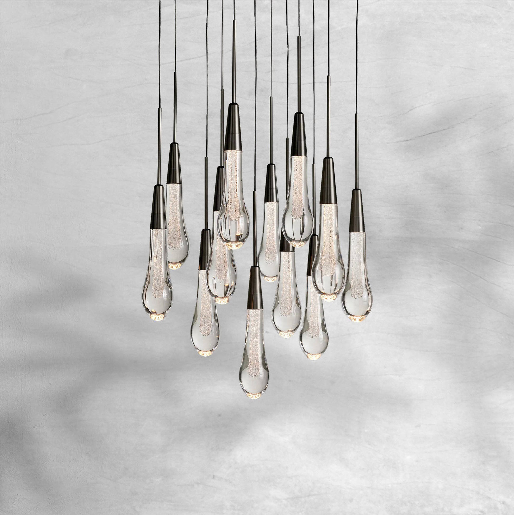 Solitaire Round Chandelier 17"24"36"58" - Camilalamps - SOLI36 - 3N