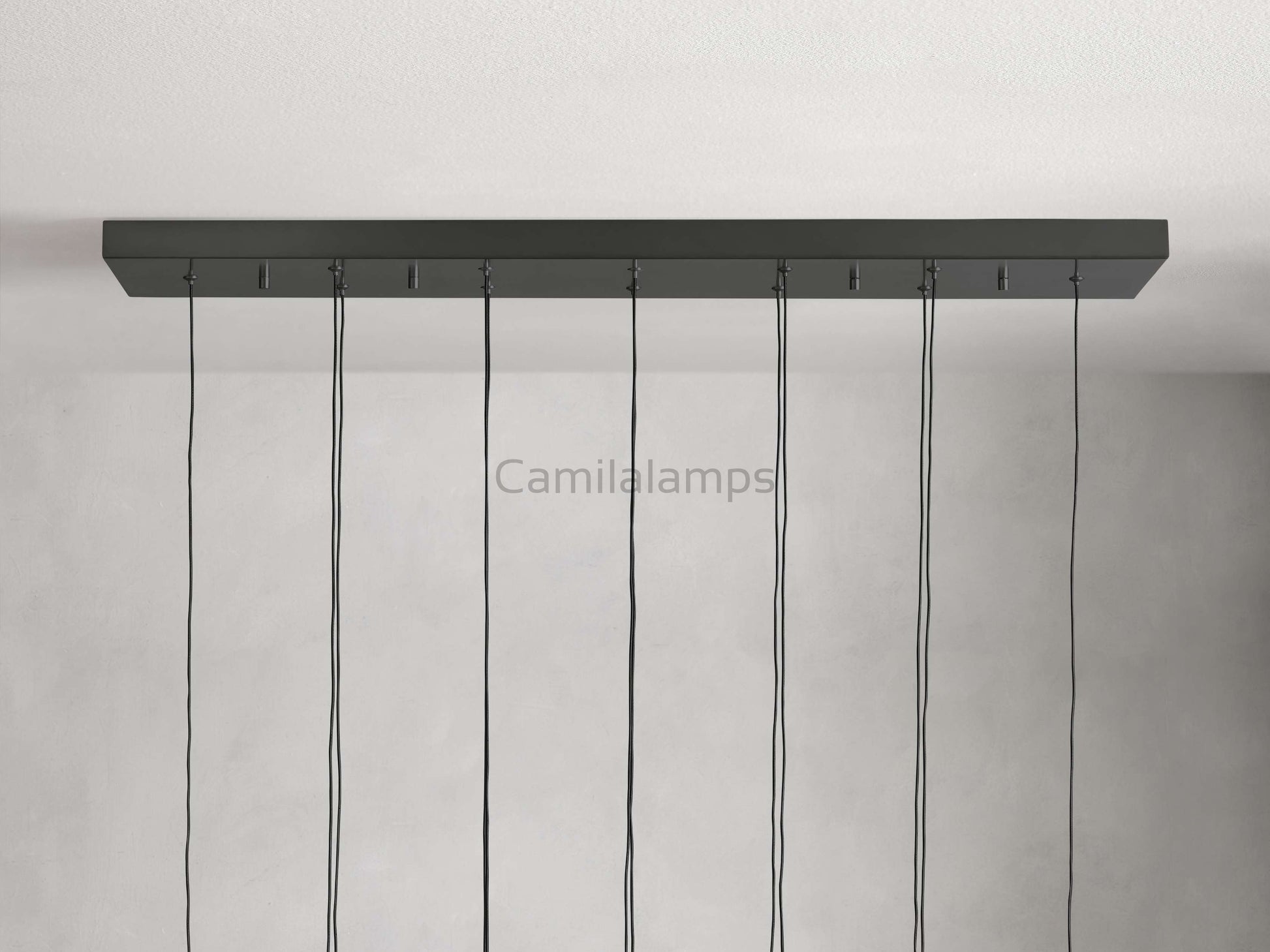 Solitaire Linear Chandelier 37"50"60"70"87"120" - Camilalamps - CA - 1ZA0025