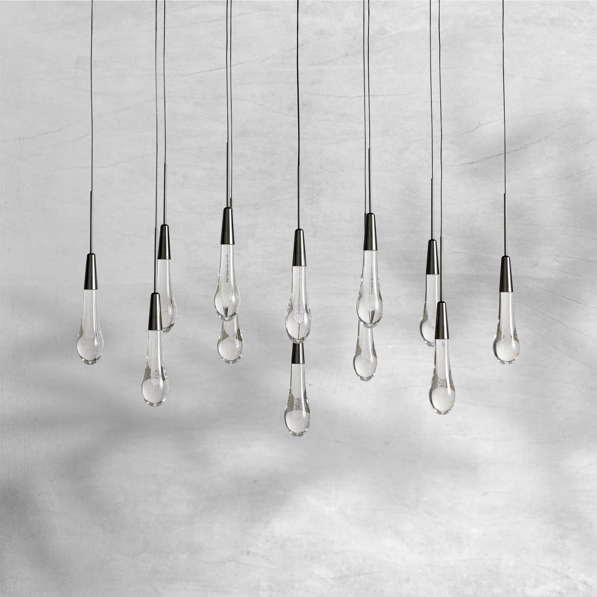 Solitaire Linear Chandelier 37"50"60"70"87"120" - Camilalamps - CAA - 10020A2
