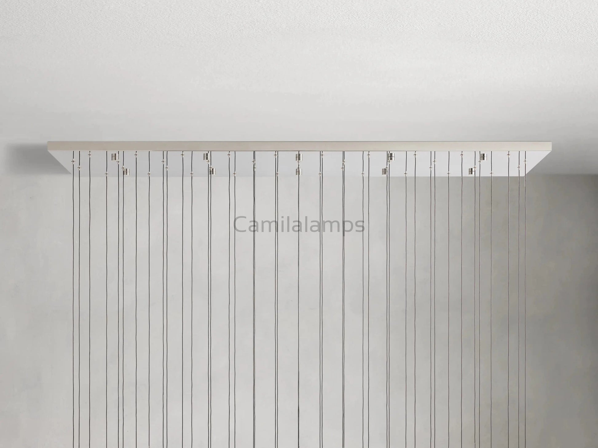 Solitaire Linear Chandelier 37"50"60"70"87"120" - Camilalamps - CA - 1ZA0025