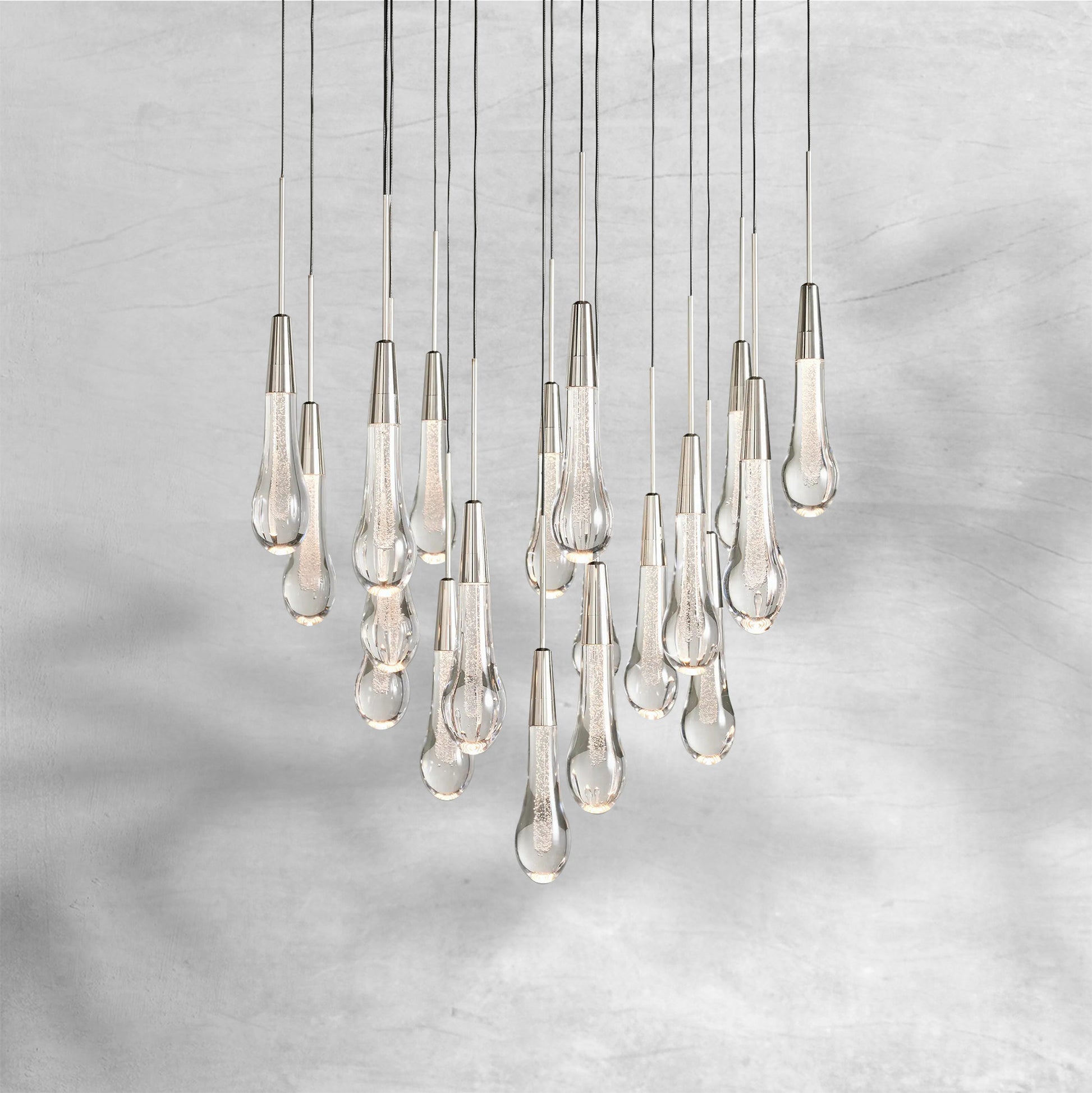Solitaire Round Chandelier 17"24"36"58" - Camilalamps - SOLI36 - 3N