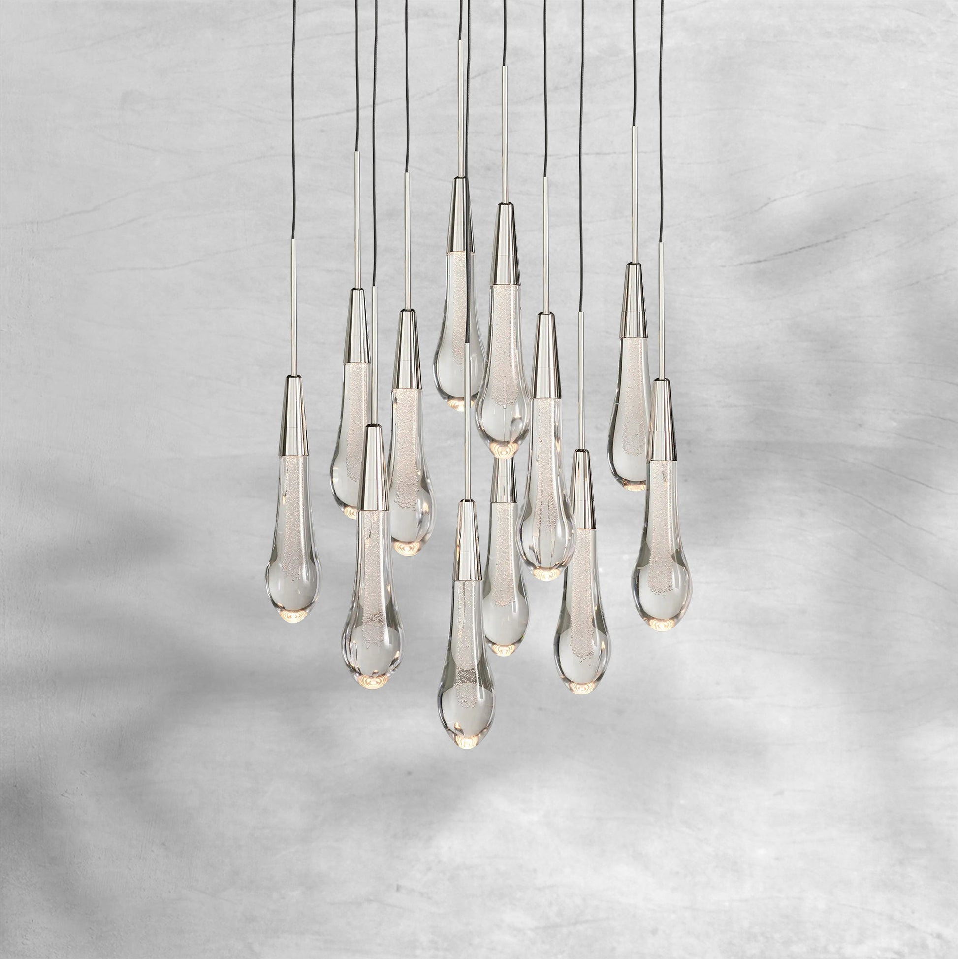 Solitaire Round Chandelier 17"24"36"58" - Camilalamps - SOLI36 - 3N