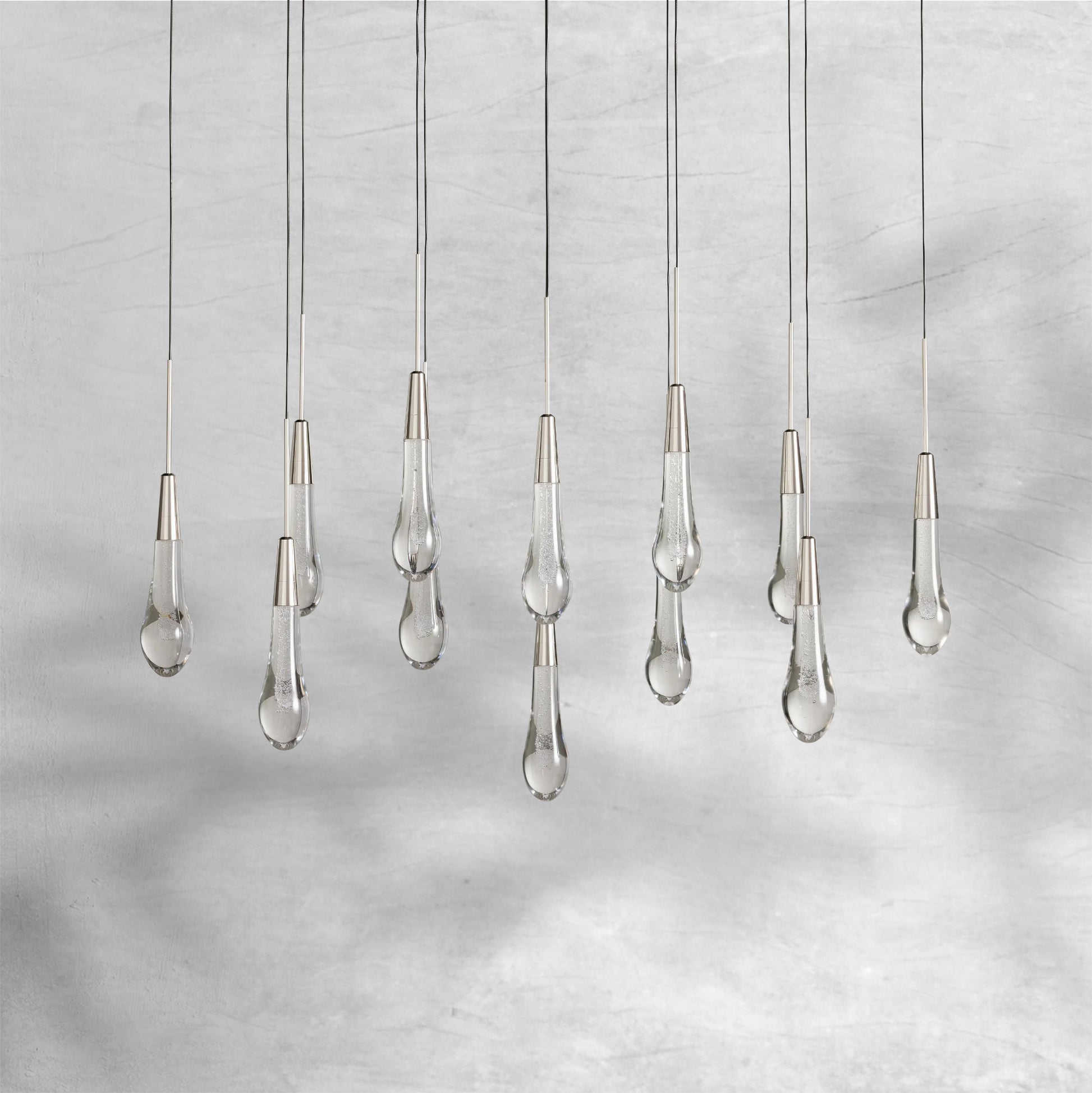 Solitaire Linear Chandelier 37"50"60"70"87"120" - Camilalamps - CAA - 10020A2