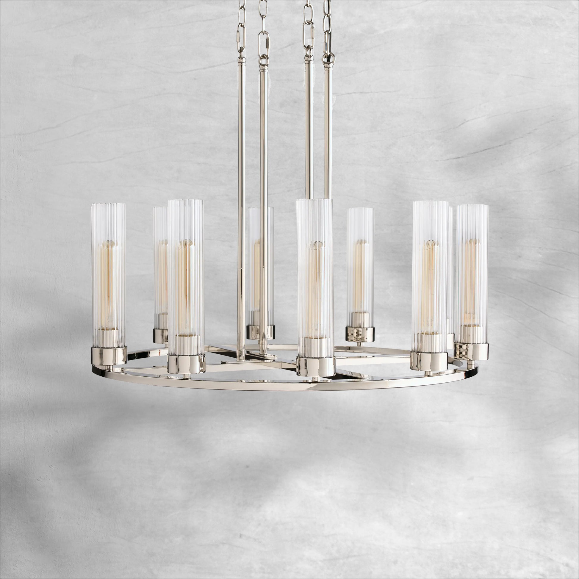 Andreas Round Chandelier 10/12 Light - Camilalamps - CA - 10031H330