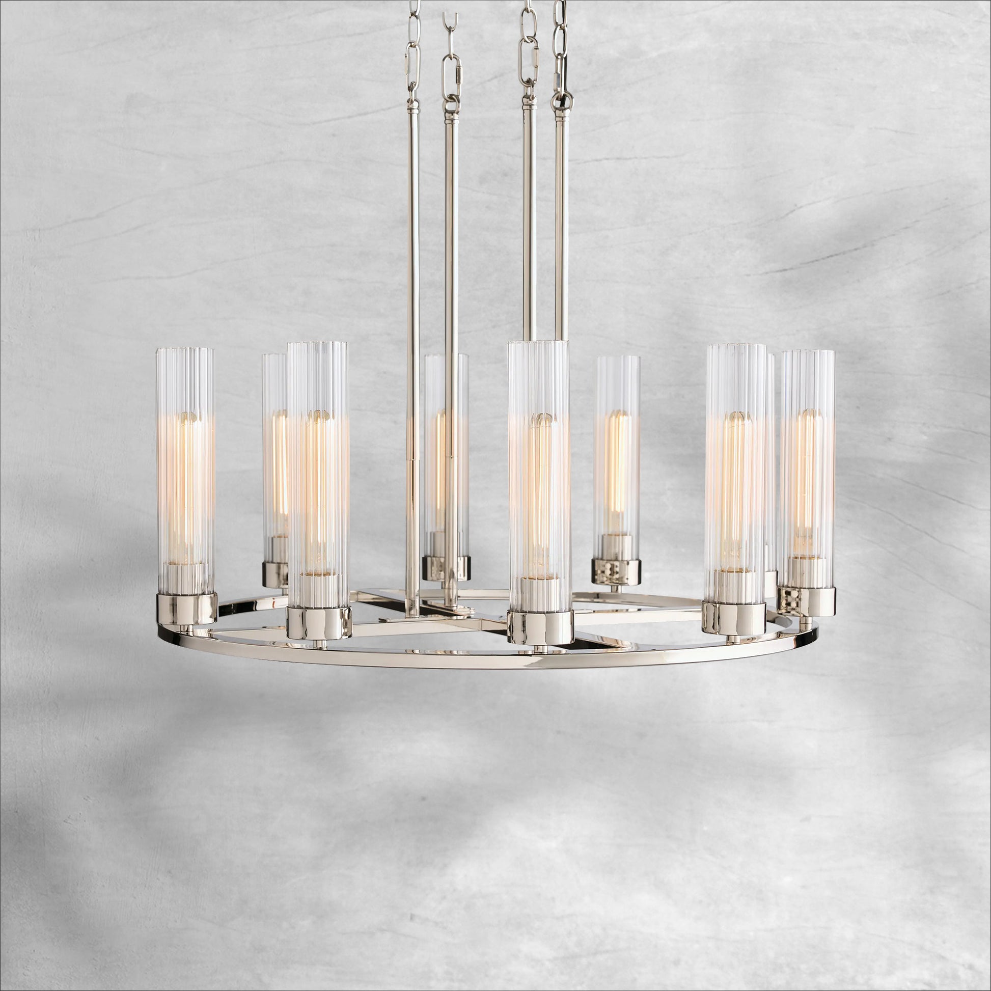 Andreas Round Chandelier 10/12 Light - Camilalamps - CA - 10031H330