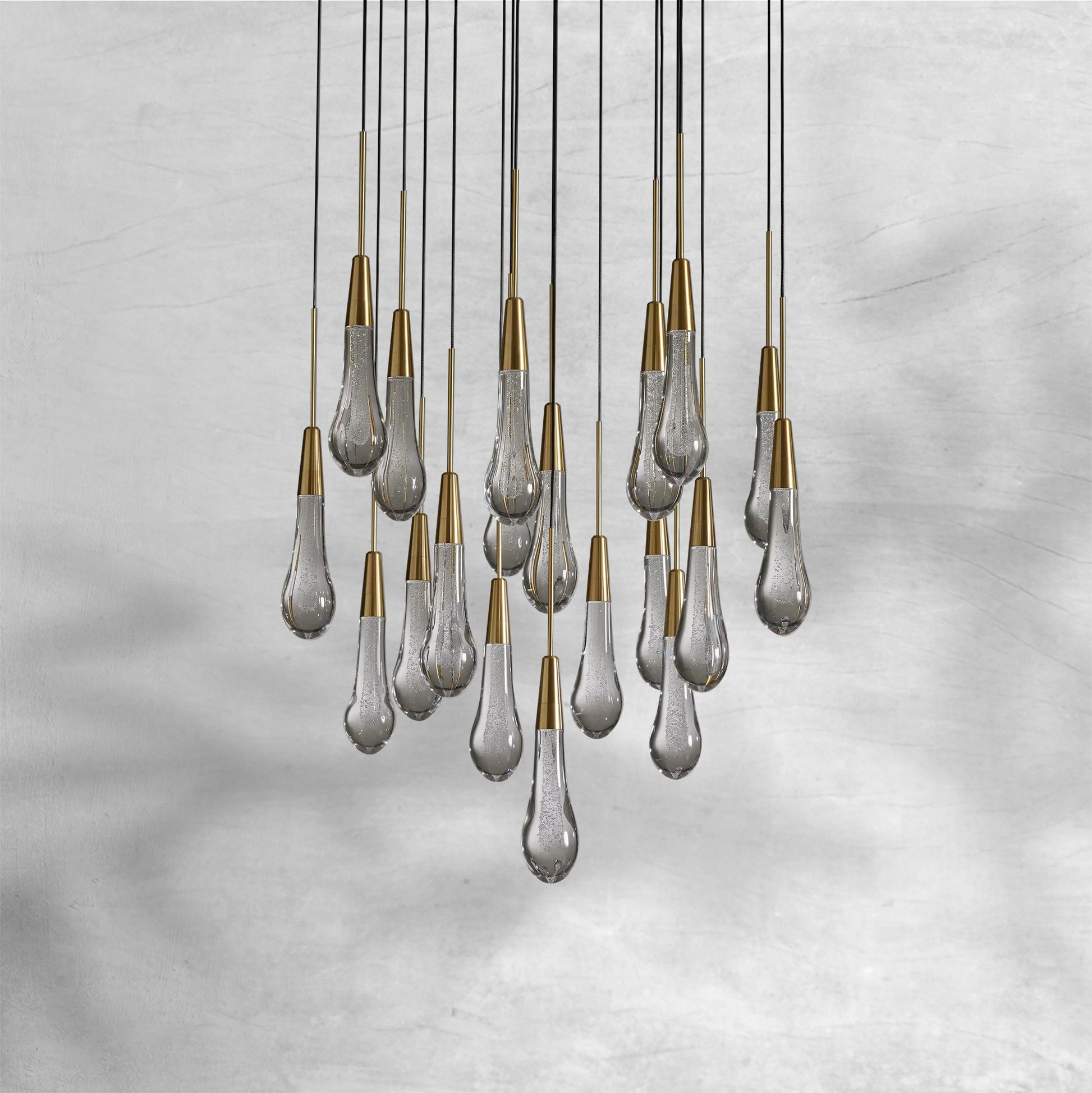 Solitaire Round Chandelier 17"24"36"58" - Camilalamps - SOLI36 - 3N