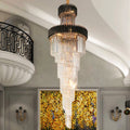 Harper Multiple Tier Crystal Chandelier For Staircase - Camilalamps - CAM1703