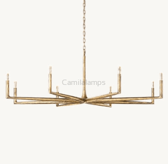 Avarital Forged Round Chandelier 36" 48” 60” 72” - Camilalamps - ARTT - 1