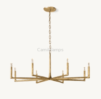 Avarital Forged Round Chandelier 36" 48” 60” 72” - Camilalamps - ARTT - 1