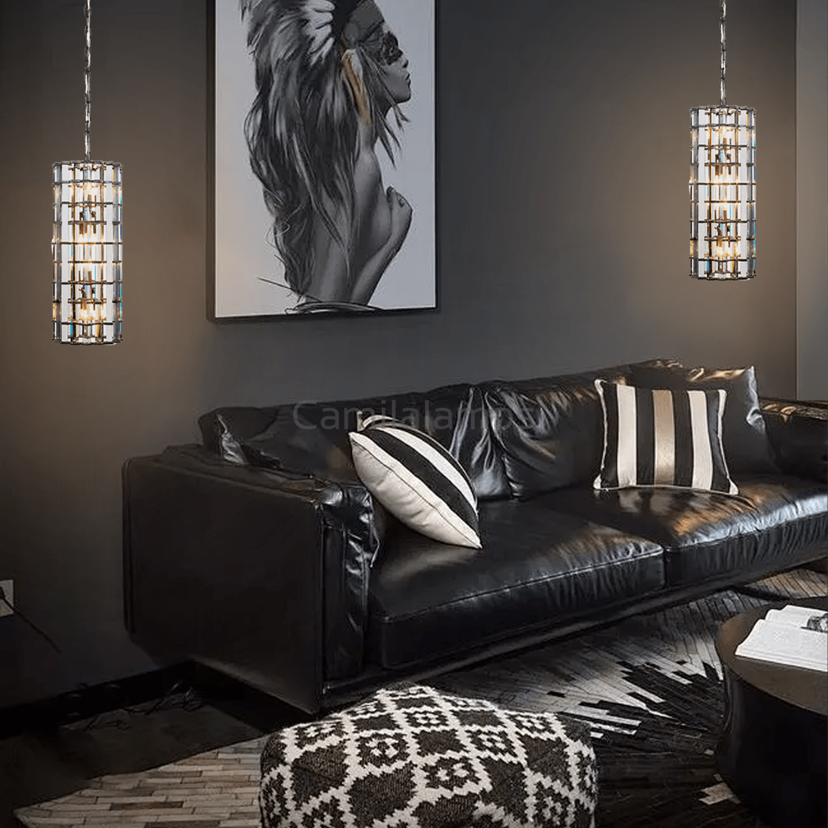 Alobee Cylindrical Pendant - Camilalamps - CA - LI2024 - C5759