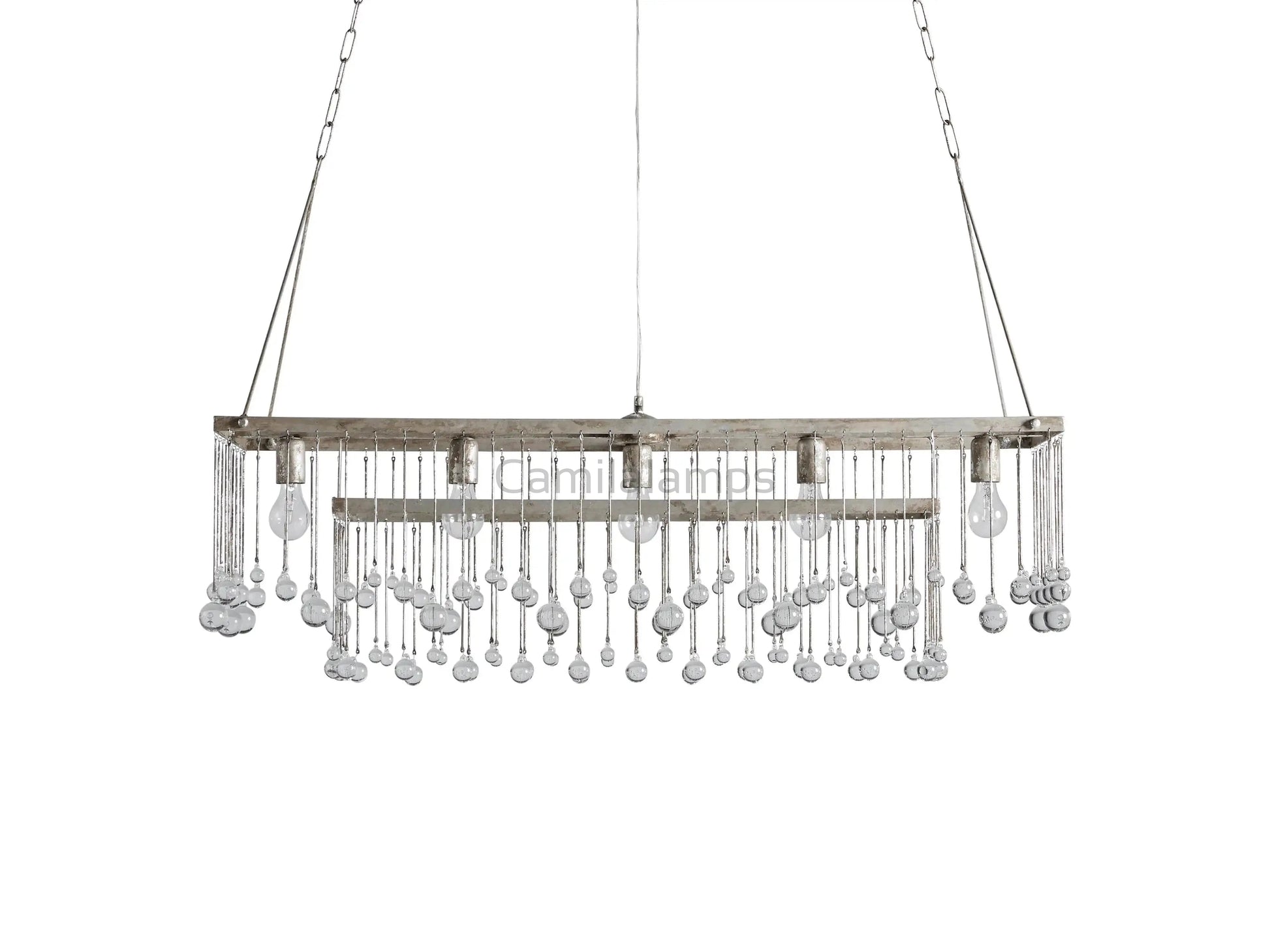 Aubrey Rectangular Chandelier 47''60'' - Camilalamps - CA - 636H402