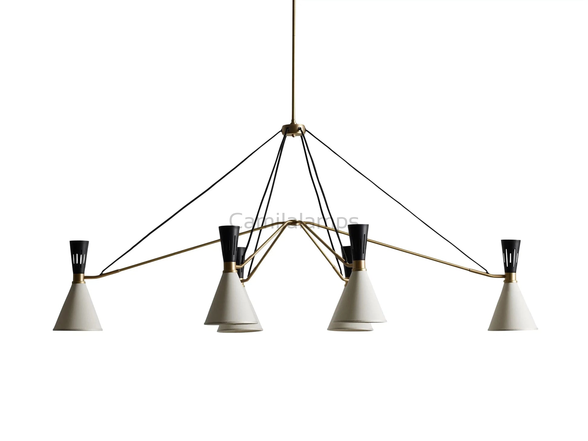 Ramsey 6 - Light Linear Chandelier - Camilalamps - CA - 10182H625