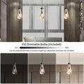 Raindrop Pendant Lights Set of 2,Kitchen Island Hanging Light Fixtures, Modern Art Raindrop Clear Solid Glass Chandelier for Dining Room for Porch, Corridor, Living Room - Camilalamps - B0CSPP5CY4