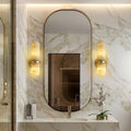 Black Alabaster Chandelier,14 - Lights Staircase Chandelier for Entryway, Modern Marble Hanging Light Fixture, Hight Ceiling, Foyer, Living Room, Staircase, Entry - Camilalamps - B0DSZZ11GM