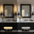 Modern Glass Tube Gold Pendant Lights – Adjustable 4 - Light Chandelier for Kitchen Island, Dining Room, Bedroom – Farmhouse & Contemporary Style with Included Bulbs - Camilalamps - B0F6YLDZVZ