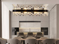 Chandelier for Dining Room, D39.4 Gold K9 Crystal Pendant Light, 20 - Light Round Over Table, Hanging Ceiling Light Fixture for Kitchen Island, Entryway, Foyer - Camilalamps - B0DMFF1692