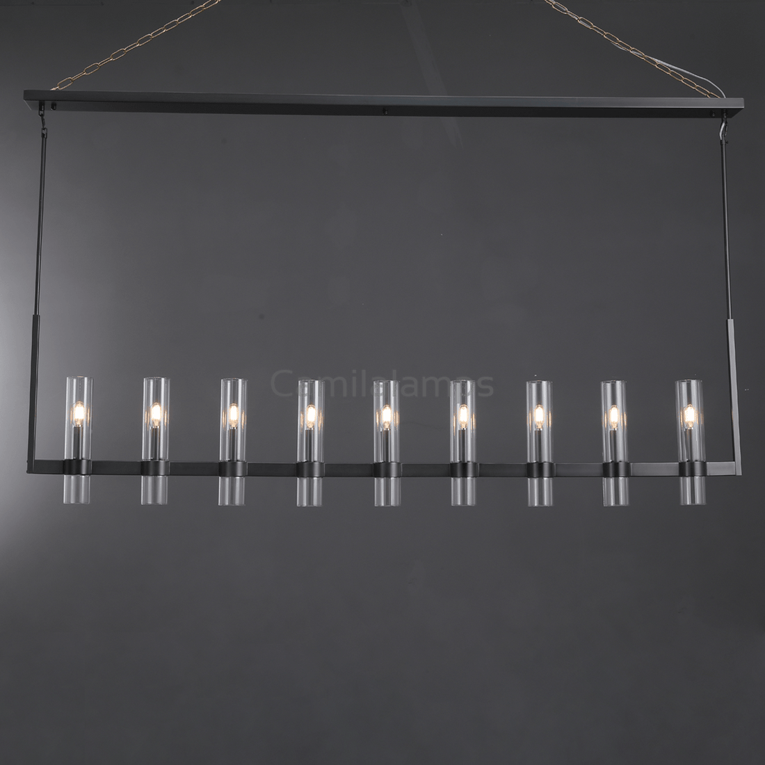 Lavelle Linear Chandelier Art Blown Glass - Camilalamps - CAM1268