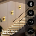 Black Alabaster Chandelier,14 - Lights Staircase Chandelier for Entryway, Modern Marble Hanging Light Fixture, Hight Ceiling, Foyer, Living Room, Staircase, Entry - Camilalamps - B0DSZZ11GM