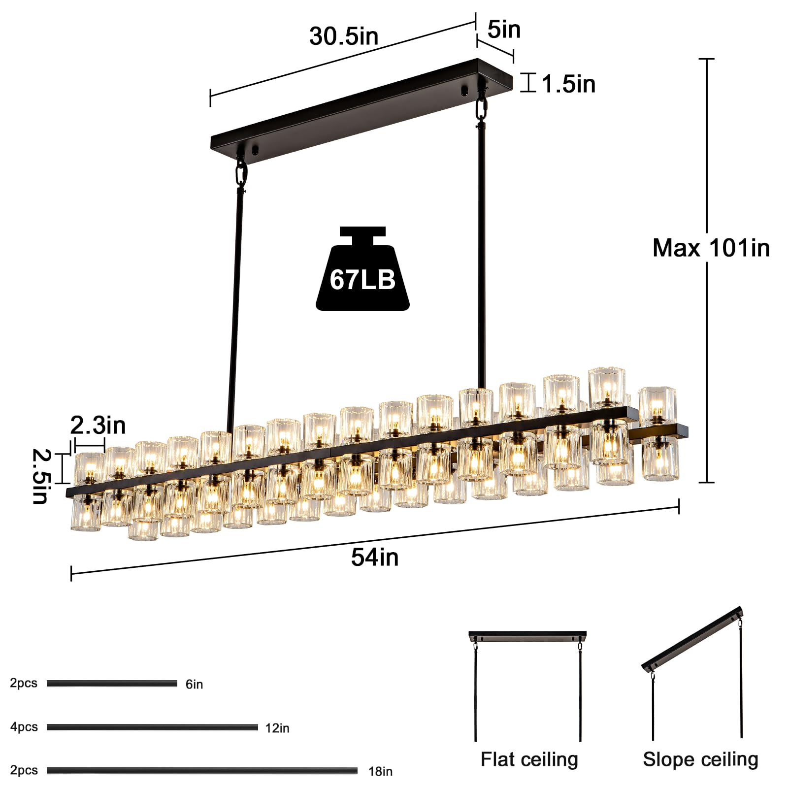 Modern 36" Gold Round Chandelier Light Fixture, K9 Crystal Chandeliers for Dining Room, Living Room, Dining Room Chandeliers Over Table, Chandelier for Bedroom, Foyer, Includes 36XG4 Bulbs - Camilalamps - B0CRGK6RHV