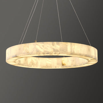Alabaster Chandeliers D23in Round Chandeliers for Dining Room Small Chandelier Light Fixture for Kitchen Living Room Foyer Entryway Hallway