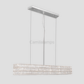 Pluto Halo Rectangular Crystal Chandelier - Camilalamps - CA - LI2024 - C5576